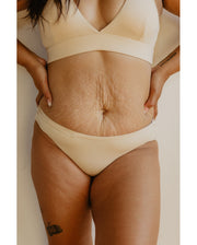 Organic Cotton Classic Bikini - Beige *FINAL SALE*