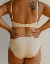 Organic Cotton Classic Bikini - Beige *FINAL SALE*